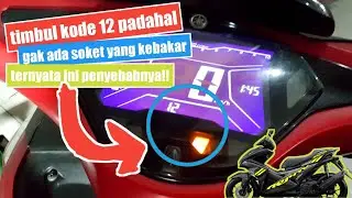 CARA MENGATASI MASALAH YAMAHA AEROX 155 TIMBUL KODE 12