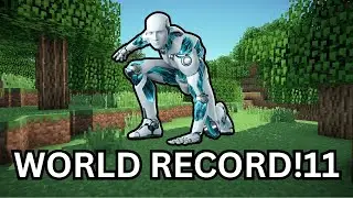 Minecraft Speedrun With an Overpowered Robot Friend