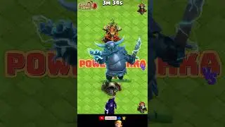 Ricochet Cannon Or Multi-Archer Tower Vs Boxer Giant, Power Pekka #coc #shorts #gaming