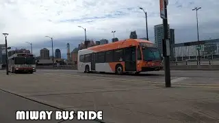 34 MiWay Bus Ride From City Cntr Terminal To Erin Mills Town Cntr Bus Terminal (window not so clear)