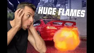 FIRST DRIVE IN OUR FLAME THROWING RB26 S15 (BTS SHOOT DAY)