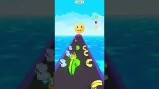 Alphabet Giant Rush 3D -All Levels Gameplay 😘#shorts