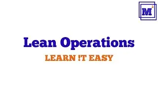 3.05. Lean operations