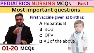 Part 1: Pediatrics important Nursing MCQ 2026