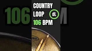 Country Drum Groove Loop 106 BPM #drums #drumsloop