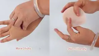 Breast Pasties invisible reusable seamless non sticky custom colours non adhesive