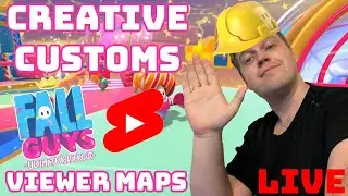 🔴 LIVE - FALL GUYS CREATIVE CUSTOM GAMES - PLAYING VIEWER MAPS! VERTICAL!