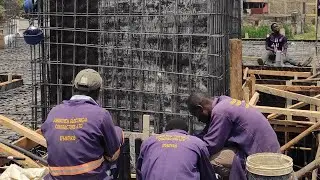 Form Work Electrical Conduit work Final day Project 1 September