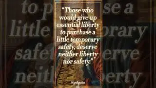 Those who would... #benjaminfranklin #quoteoftheday #liberty #essential  #quotes