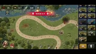Level 24 #Hard WWll Defense: RTS Army TD game (mobile)#shorts #gameplay