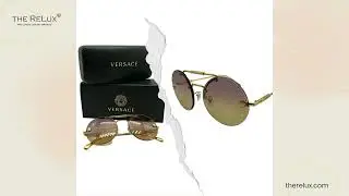 Versace VE2244 1002-78 Rimless Sunglasses | The Relux