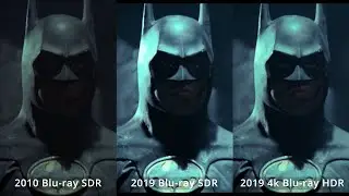 Batman HDR vs SDR Comparison (HDR version)