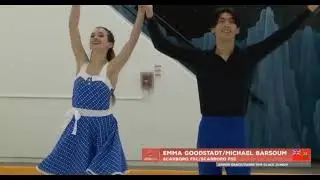 2021 Skate Canada Challenge Jr Rhythm Dance Emma Goodstadt and Michael Barsoum