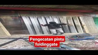 pintu foldinggate siap pasang pemesanan 