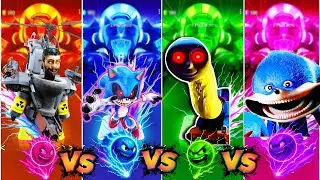 Skibidi Toilet Multiverse vs Sonic exe vs Thomas vs Sonic Shing! 🎵 Tiles Hop Insanity!
