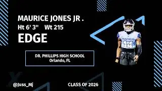Maurice Jones Jr - 2026 Edge - Dr. Phillips (FL)