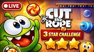 🔴 LIVECUT THE ROPE🍬 3 STAR CHALLENGE 😱
