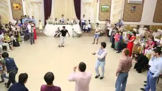 Школа лезгинки Аманат в г. Москва на свадьбе Руфета