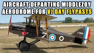 VJ Day Remembrance FLYPAST departing & returning to MIDDLEZOY AERODROME! | Lest we forget 15.08.2025