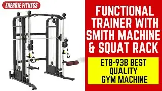 Functional Trainer with Smith machine with Squat rack 3 in1 machine | #gymequipment #workout