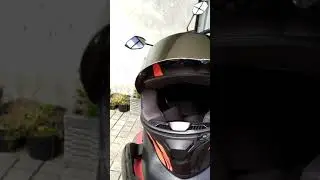 [SOLD] Airoh Valor Impact Orange with Airoh Iridium Visor