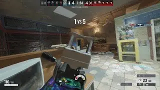 Insane 1v5 Overtime Match Point Ranked R6