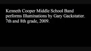 Kenneth Cooper Middle School Band performs Illuminations by Gary Gackstatter