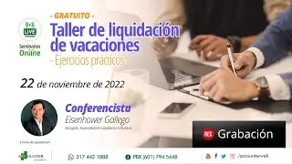 GRATUITO - Taller de liquidación de vacaciones - Ejercicios prácticos
