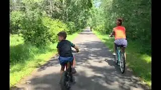 Heartland State Trail, a 49-mile paved route stretching from Park Rapids to Cass Lake.