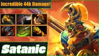 Satanic Troll Warlord Carry 💪 Amazing 44k Damage! Dota 2 DotaPulse Highlight Gameplay