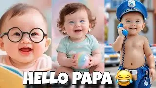 Adorable Baby Laughs Nonstop 😂 | Baby Says Hi Daddy ❤️ | Cute & Funny Baby Moments 2026 #9