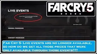 FAR CRY 5- Obtaining Live Event Prizes NOW