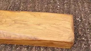 Shaped oak beam