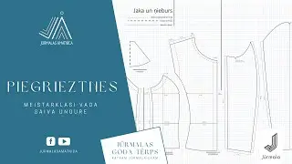 Jūrmalas Goda tērps. Piegrieztnes veidošana