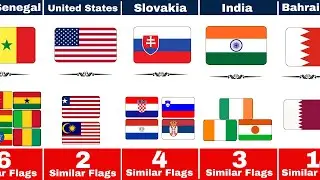 How Many Countries Share Similar Flags #similarflags #countryflags #geography #worldflags 