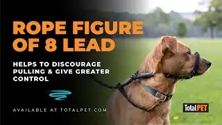 Total Pet Rope Figure of 8 Lead - Stop Your Dog Pulling & Lunging