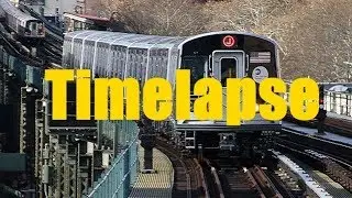 ⁴ᴷ Timelapse R179 J Train from Jamaica Center Parsons/Archer to Broad Street (Side Window View)