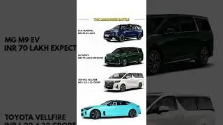 Kia Carnival vs MG M9 EV vs Toyota Vellfire | Ultimate Luxury MPV Battle 🇮🇳