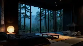 Rain Sounds for Sleeping & Relaxation | Calm Morning Cabin Ambience