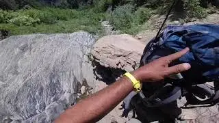 Hike down from Leigh Lake in Libby, Montana July 2016