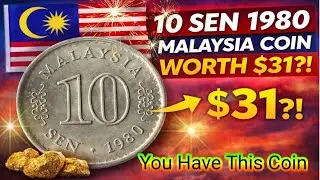 10 Sen 1980 Malaysia Coin Worth $31? 💰 | Hidden Value & Untold Story | Old Coin Gold Mine