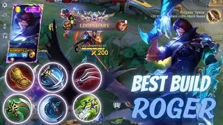 Roger Goldlane 18 kill + Maniac #mobilelegend #tutorialroger #roger #mobilelegends #mlbb