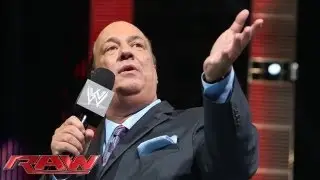 Пол Хейман ошеломил вселенную WWE, раскрыв тайну своего нового таинственного клиента: Raw, 20 мая...