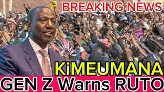 BREAKING NEWS‼️ PRESIDENT RUTO Panics AGAIN , GEN Z Warns AGAINST THIS