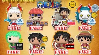 Подробные сравнения всех новых подделок от Funko POP!One Piece!Yamato 1316!Eustass Kid 1287!Luffy!