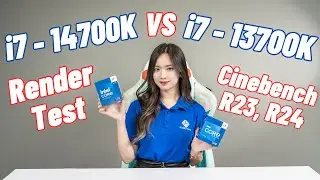 So Sánh CPU Intel Core i7-14700K vs Core i7-13700K: CPU nào đáng giá ? | Cinebench & Render Test