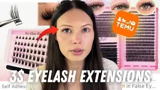 I Tested $3 DIY Eyelash Extensions from Temu &ndash; Here's What Happened!