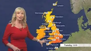 BBC Weather - Carol Kirkwood (August 5, 2025)