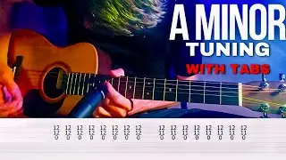 Edgy Acoustic Riffs in A Minor Tuning