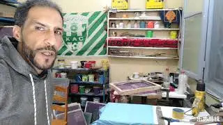 كيفية خلط صباغة السيليكون للطباعة على الجلد (أمبيرميابل) سيريغرافي sérigraphie 👍🙏💯💓